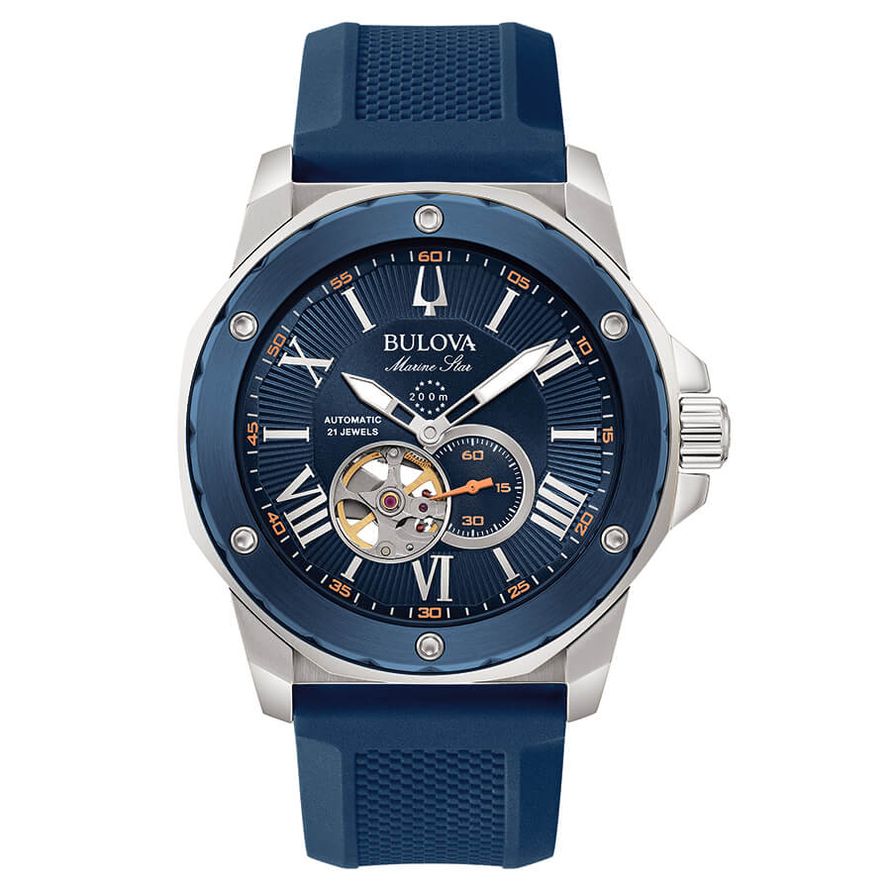 Bulova 98a303 marine star automatico