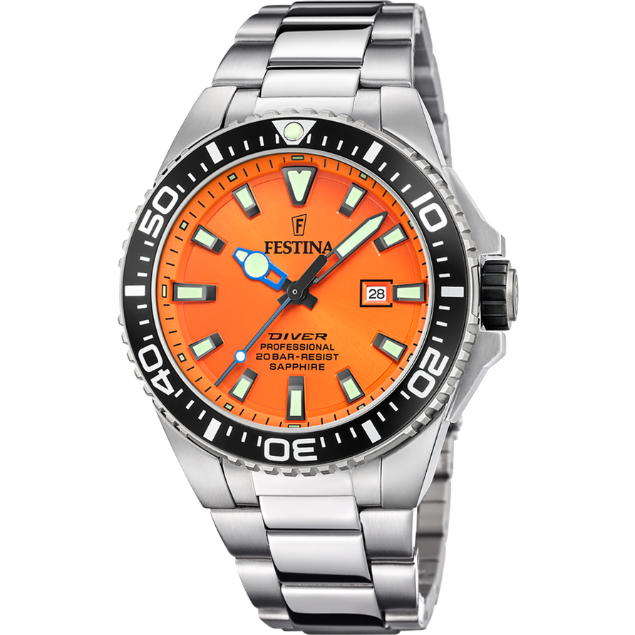 Festina uomo orange f20663/4