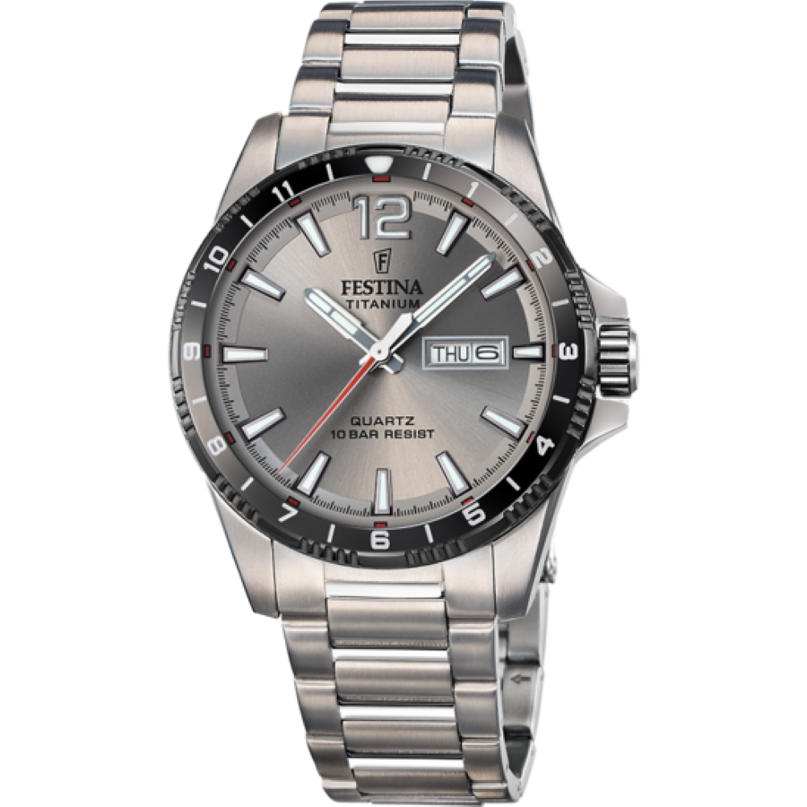 Festina grigio cinghia titanio f20698_1
